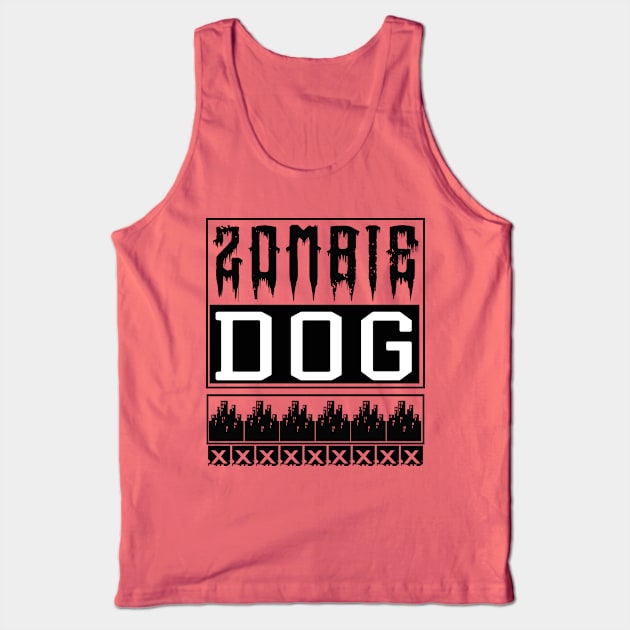 Zombie Dog Tank Top by Blue Diamond Store